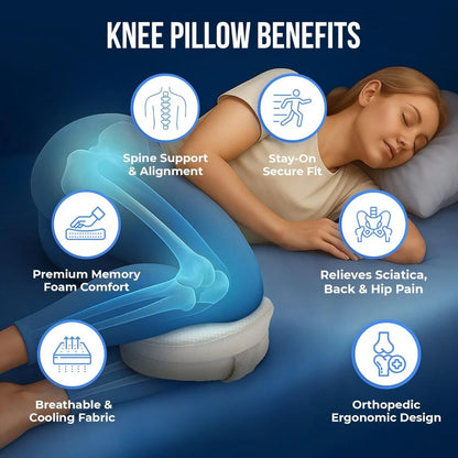 Heart Shaped Knee Pillow for Side Sleepers