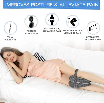 Heart Shaped Knee Pillow for Side Sleepers
